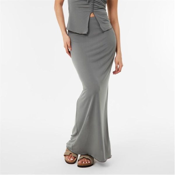 Jack Wills Maxi Skirt - Grey