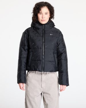 Jacket Nike Sportswear Classic Women's Loose Therma-FIT Puffer Jacket Black/ White XXL