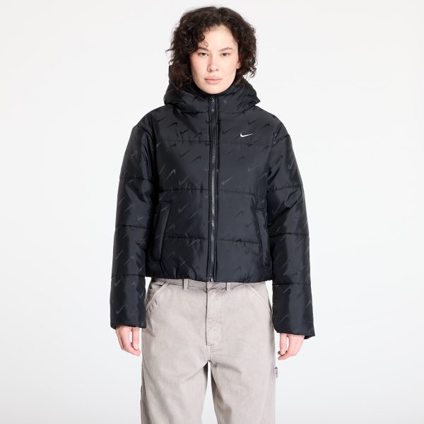 Jacket Nike Sportswear Classic Women's Loose Therma-FIT Puffer Jacket Black/ White XXL