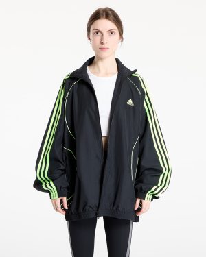 Jacket adidas Teamgeist Adicolor Oversized Woven Track Top Black/ Night Indigo S