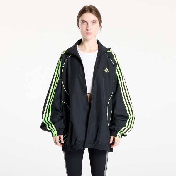 Jacket adidas Teamgeist Adicolor Oversized Woven Track Top Black/ Night Indigo S