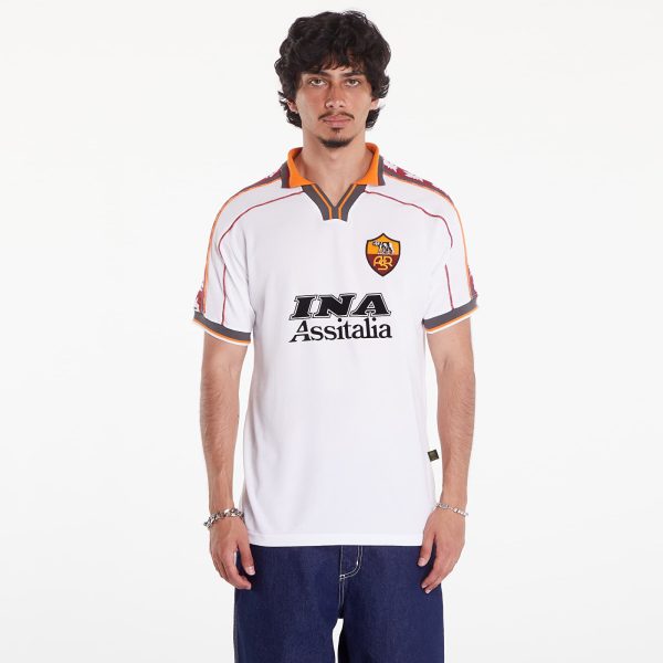 Jersey COPA AS Roma 1998 - 99 Away Retro Football Shirt UNISEX White M