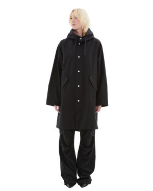 Jil Sander Black hooded jacket