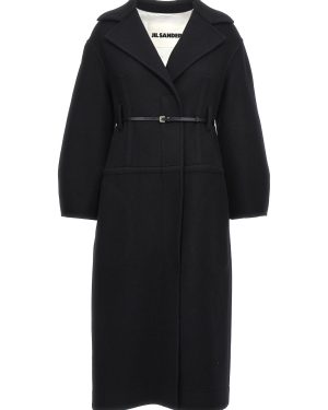 Jil Sander Long Wool Coat