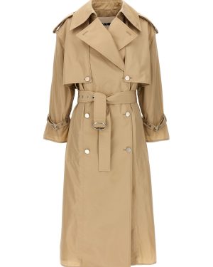 Jil Sander Oversize Double-breasted Trench Coat