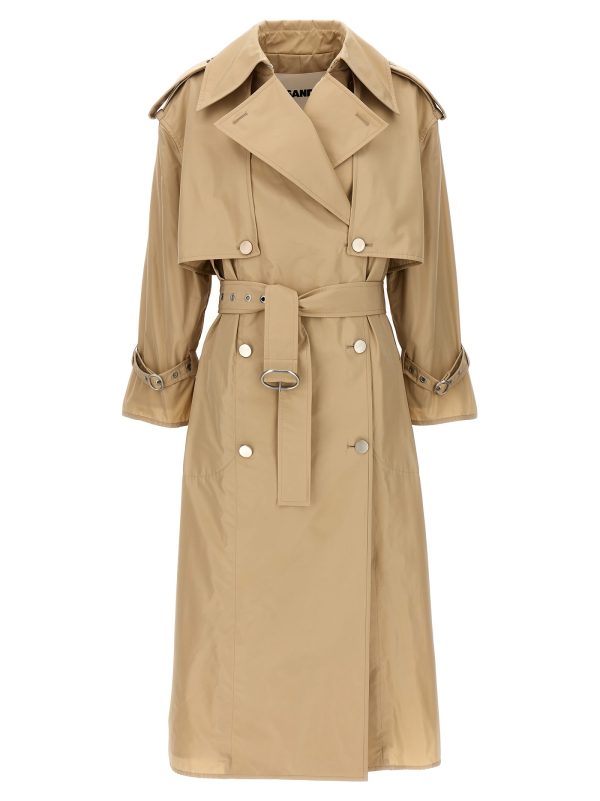 Jil Sander Oversize Double-breasted Trench Coat