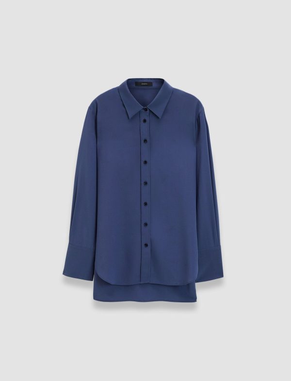 Joe Silk Crepe de Chine Blouse - 34