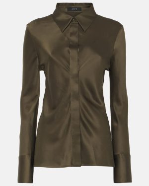 Joseph Brunel silk satin blouse