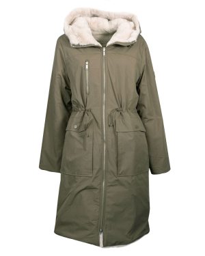 Josien Reversible Long Hooded Coat