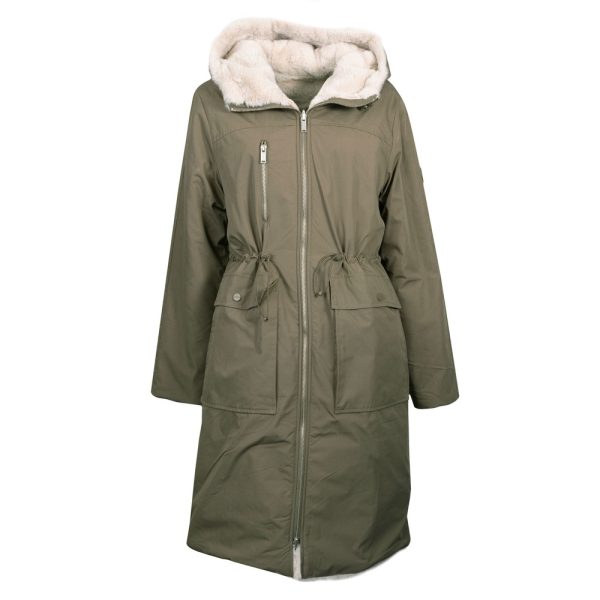 Josien Reversible Long Hooded Coat