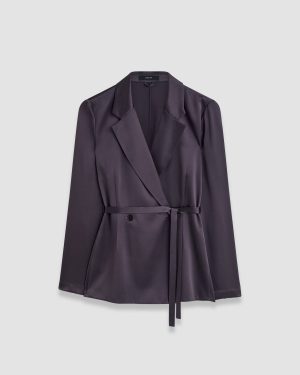 Joubert Silk Satin Jacket - 32