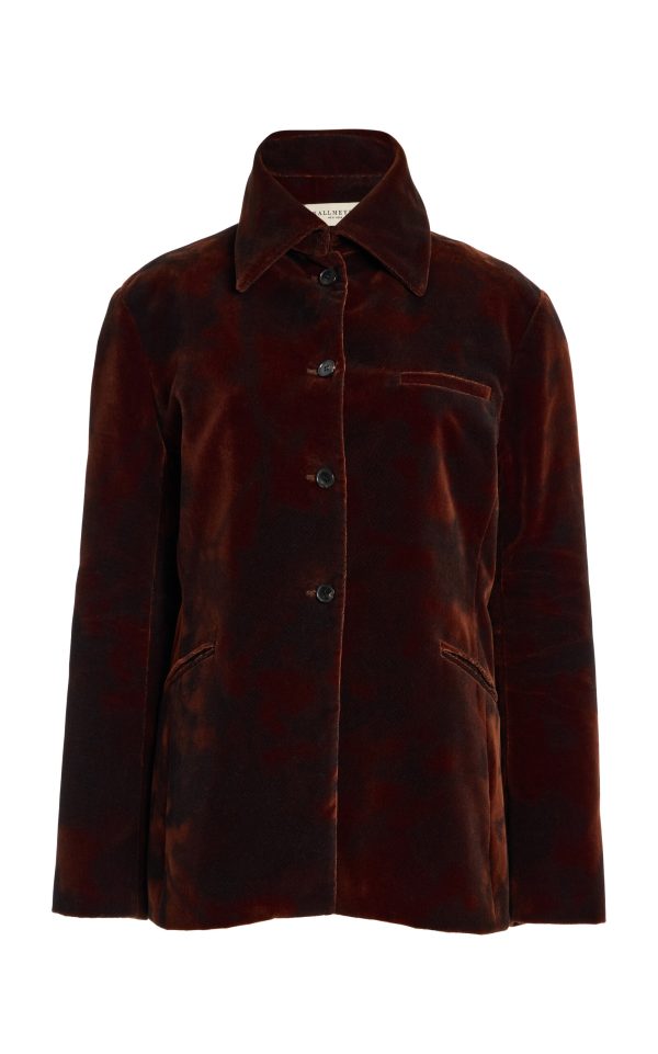 KALLMEYER - Luca Cotton Blazer - Red - US 4 - Only At Moda Operandi