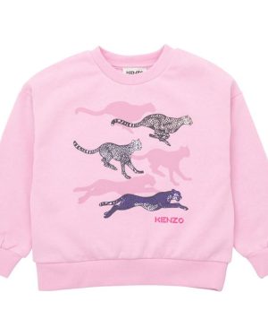 KENZO Graphic-Print Sweatshirt - Purple