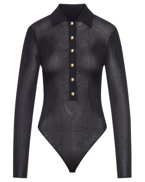 KNITTED BODYSUIT - Self-portrait - Woman
