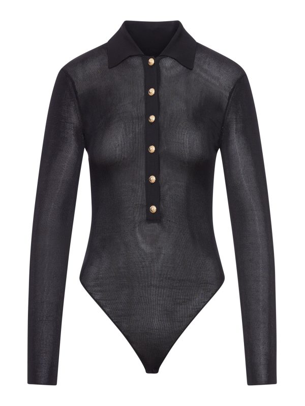 KNITTED BODYSUIT - Self-portrait - Woman