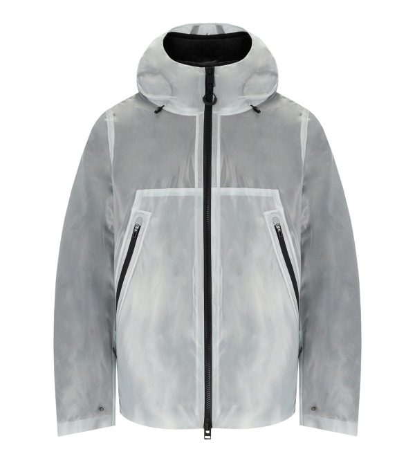 KRAKATAU BICEP LINER WHITE HOODED JACKET