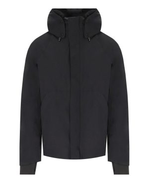 KRAKATAU WERYK BLACK HOODED JACKET