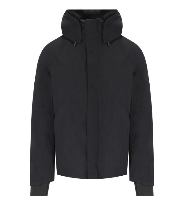 KRAKATAU WERYK BLACK HOODED JACKET