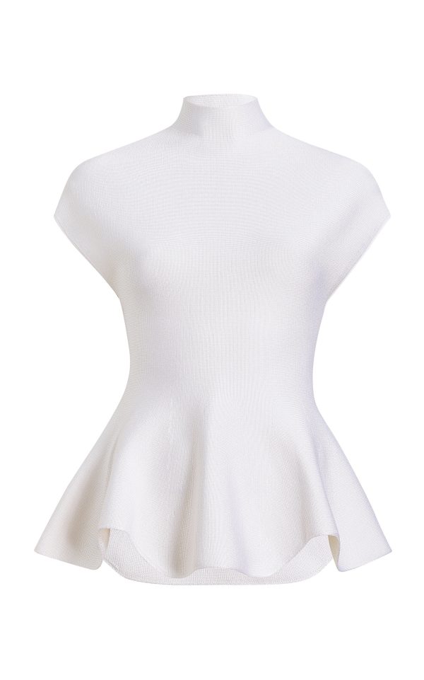 Khaite - Andra Knit Top - Neutral - XS - Moda Operandi