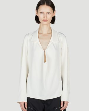 Kiko Kostadinov Two Way Shirt - Woman Shirts White Fr - 40