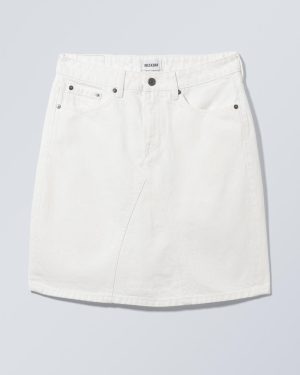 Knee Length Denim Skirt