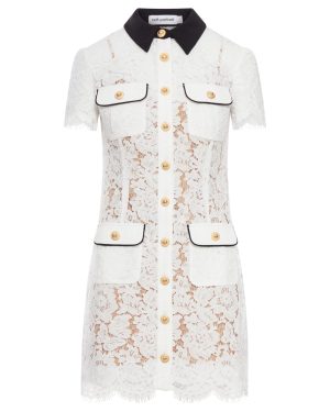 LACE MINI DRESS - Self-portrait - Woman