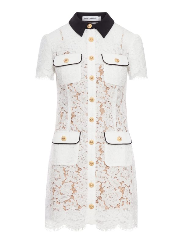 LACE MINI DRESS - Self-portrait - Woman