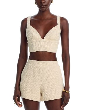 L'Agence Castalia Knit Bra Top