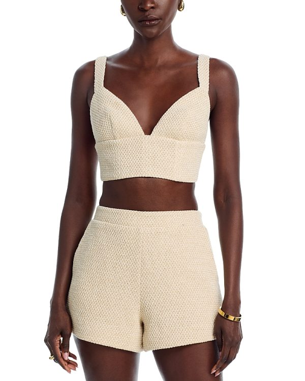 L'Agence Castalia Knit Bra Top
