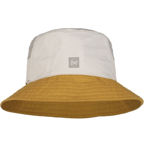 (LXL, Ocher) Buff Adults Sun UPF 50 Lightweight Summer Festival Bucket Hat