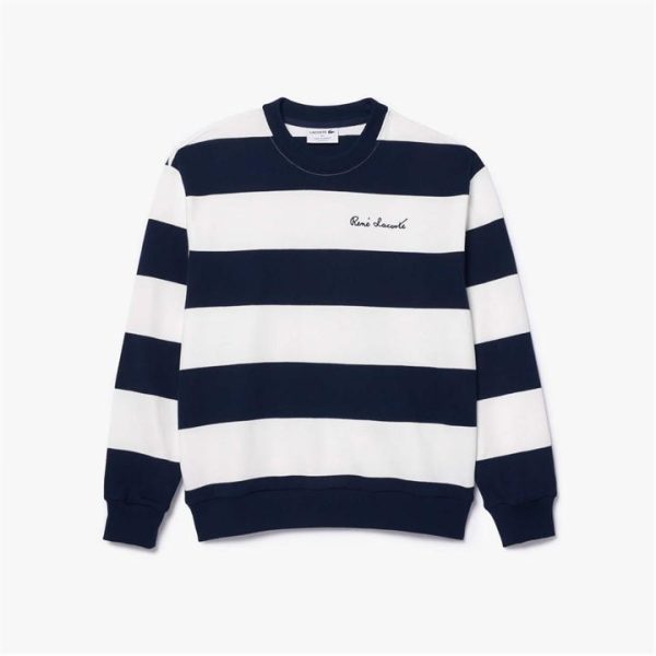 Lacoste French Made Oversized Sweatshirt - Cream
