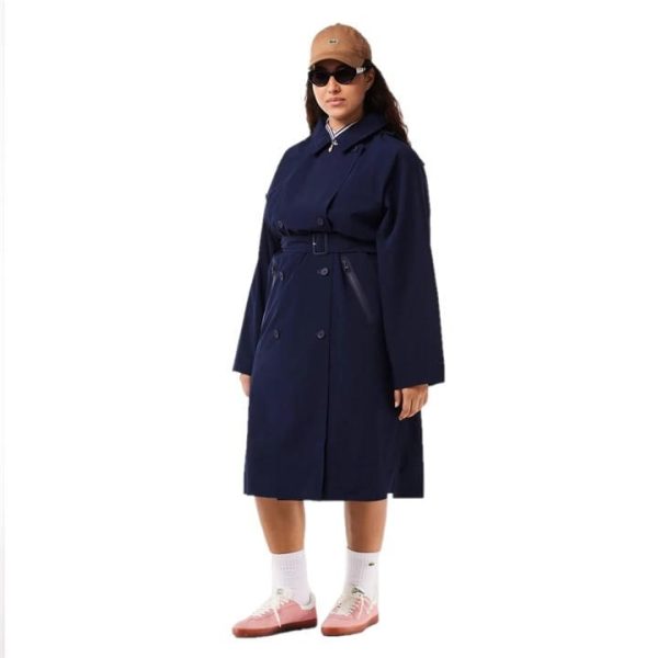 Lacoste Trench Coat - Blue