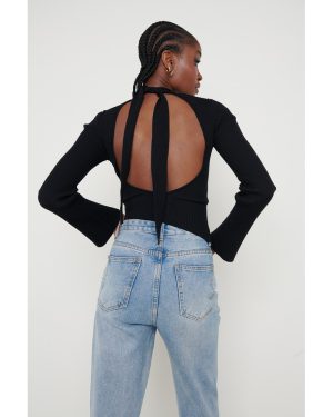 Lakelyn Backless High Neck Knit Top