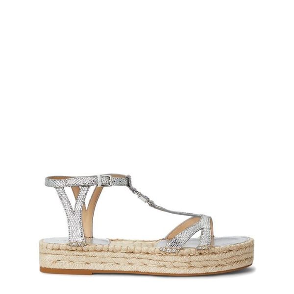 Lauren by Ralph Lauren Peyton Espadrilles - Silver