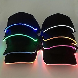 Led Luminous Hat Luminous Baseball Cap Outdoor Sun Visor Sunscreen Cap Luminous Cap