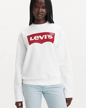 Levi's Graphic Everyday Crewneck Sweatshirt - Women's - L - White