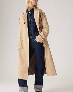 Levi's Spade Trench Coat - Women's - L - Beige / Travertine