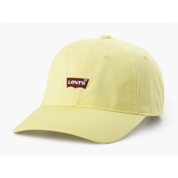 Levi's Womens Adjustable Curve Flexfit Cap ~ Housemark pastel yellow