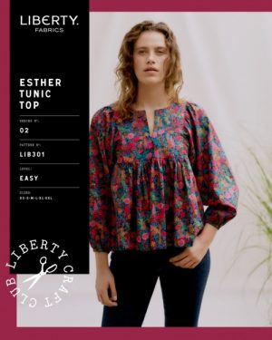 Liberty London Paper Sewing Pattern Esther Tunic Top