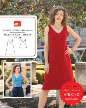 Liesl + Co Paper Sewing Pattern Marais Knit Dress & Top