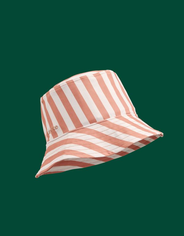 Liewood Matty Stripe Sun Hat Pink