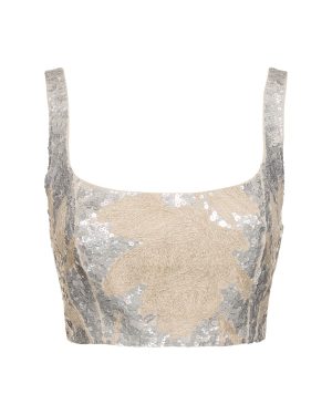 Linen Crop Top
