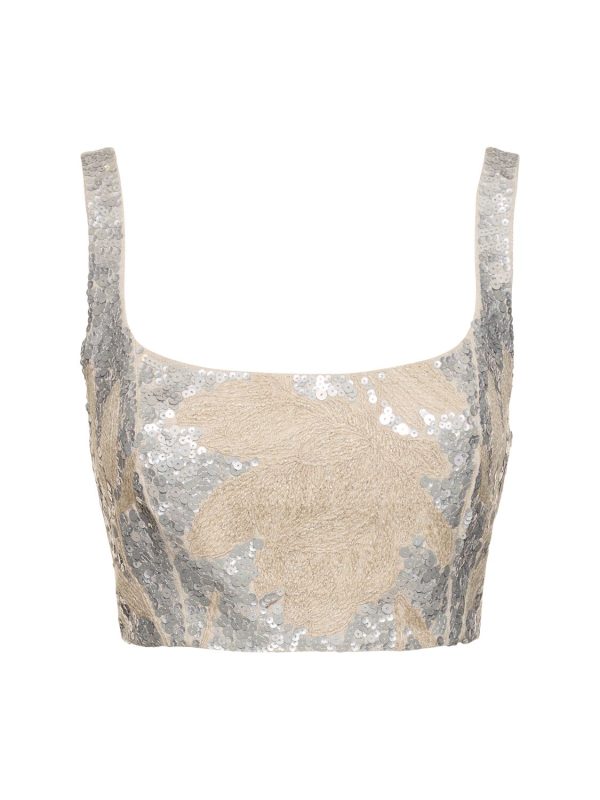Linen Crop Top