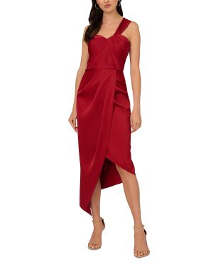 Liv Foster Satin Asymmetric Dress