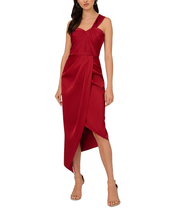 Liv Foster Satin Asymmetric Dress