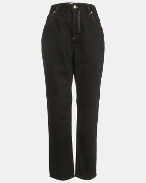 Loewe Black Denim High Rise Anagram Pocket Detail Jeans L Waist 30"