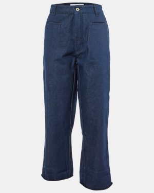 Loewe Blue Denim Fisherman Cuffed Jeans XXL/Waist 37"