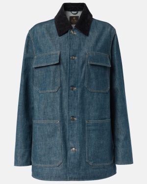 Loro Piana Dean denim field jacket