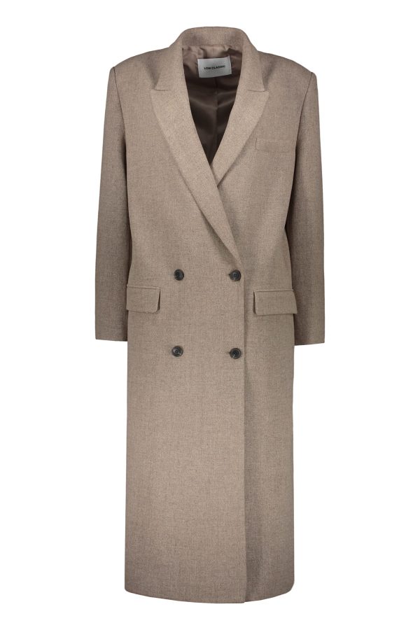 Low Classic Wool Blend Double-breasted Coat