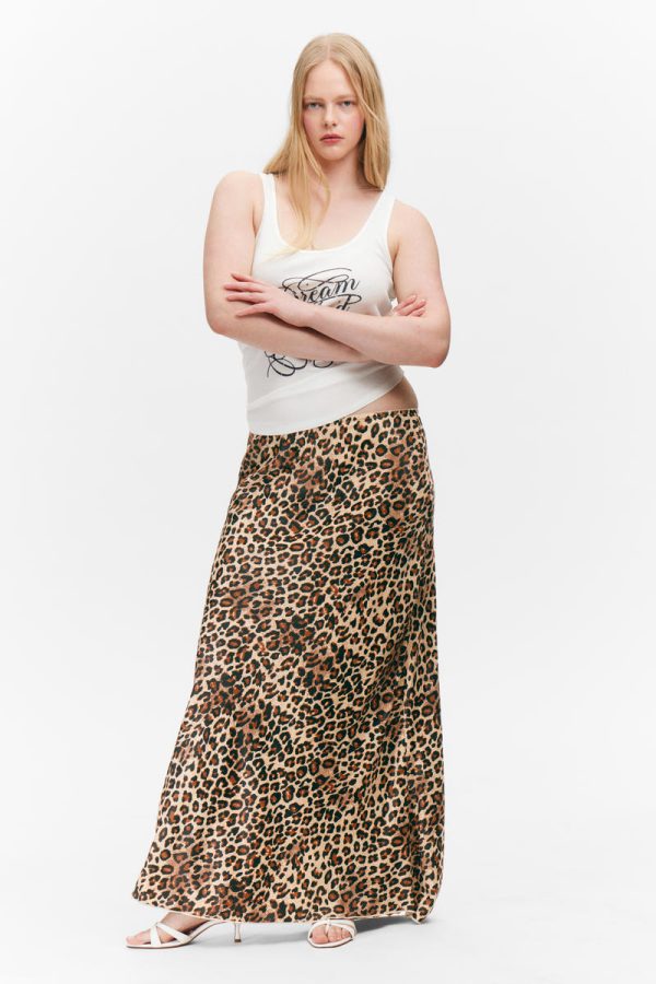 Low Waist Maxi Skirt